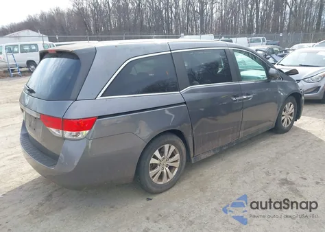2014 Honda Odyssey Ex z USA, uszkodzony, nr VIN 5FNRL5H40EB026819